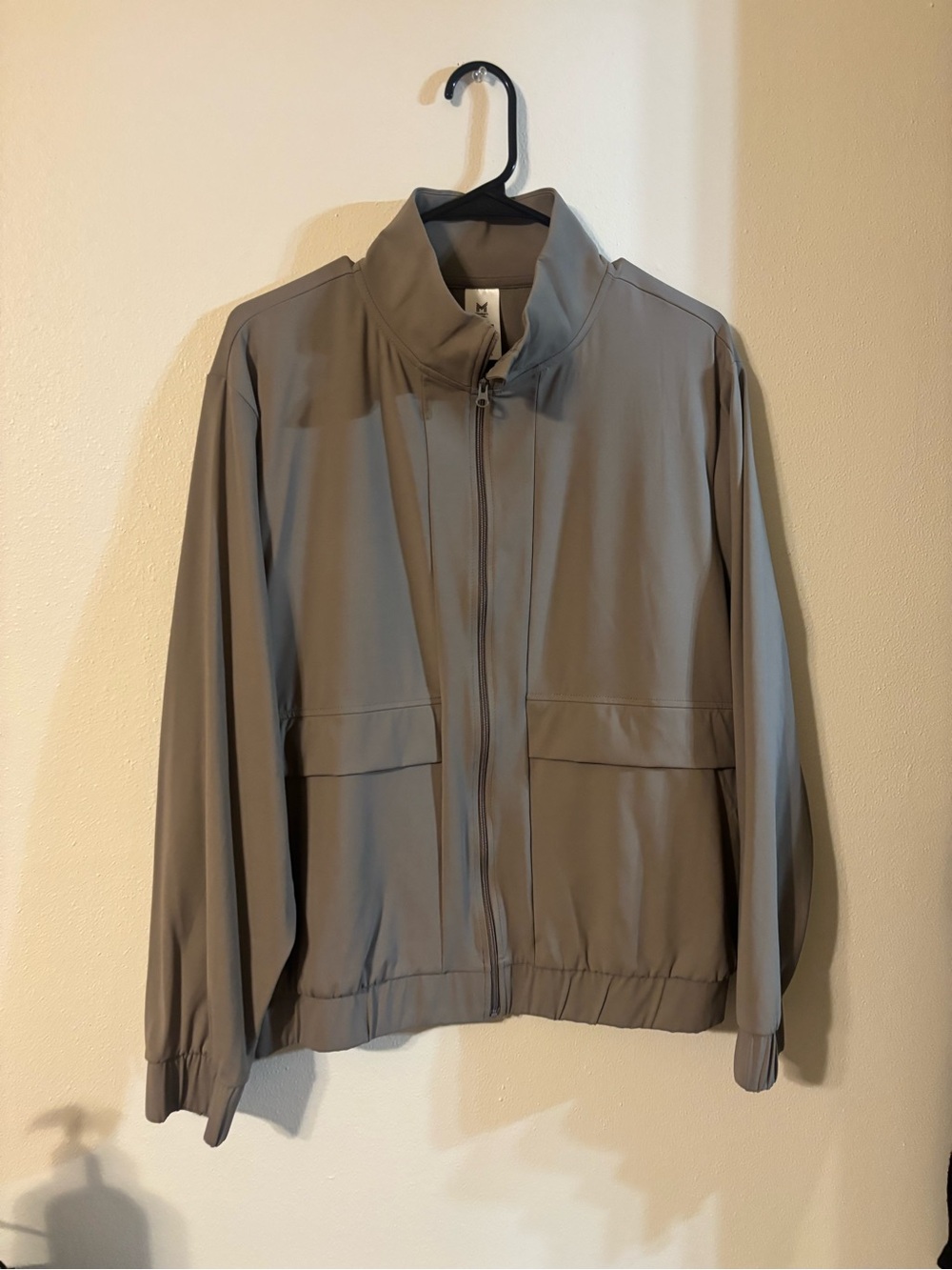 Women’s Lightweight Grey Zip-Up Jacket